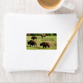 Roaming Bison Label (Insitu)