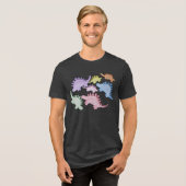 Roaming Rainbows: Unisex T-shirt (Voorkant volledig)