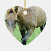 Roaming Roan Horse Ornament (Achterkant)