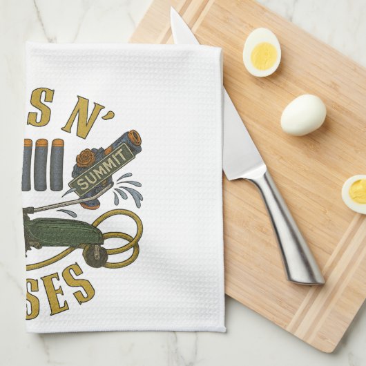 Roaming X Summit: Guns N' Hoses Neighborhood Shirt Theedoek (Quarter Fold)