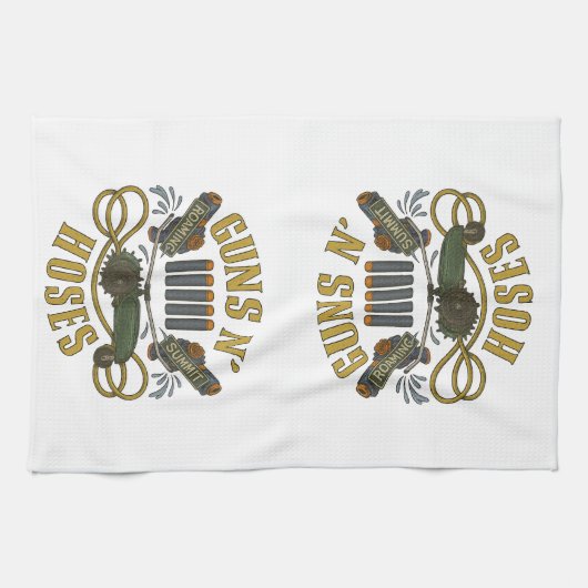 Roaming X Summit: Guns N' Hoses Neighborhood Shirt Theedoek (Horizontaal)