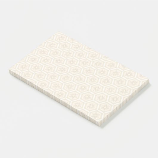 Roamy Peach Pattern Post-It Notes 6 X 10 (Schuin)