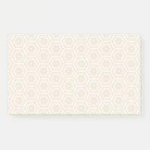 Roamy Peach Pattern Post-It Notes 6 X 10