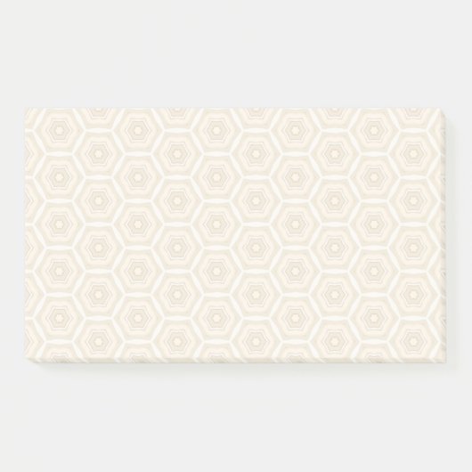 Roamy Peach Pattern Post-It Notes 6 X 10 (Voorkant)