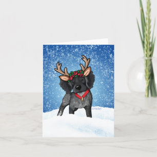 Roan Brittany Reindeer Holiday Card Feestdagen Kaart