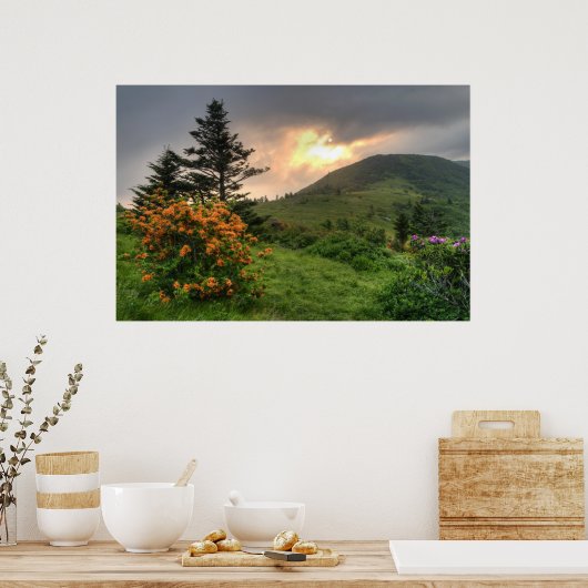 Roan Mountain Art Print (Keuken)