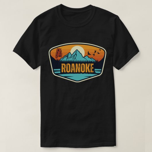 Roanoke, Alabama T-shirt (Design voorkant)