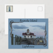 Roanoke Island Lighthouse Briefkaart (Voorkant / Achterkant)