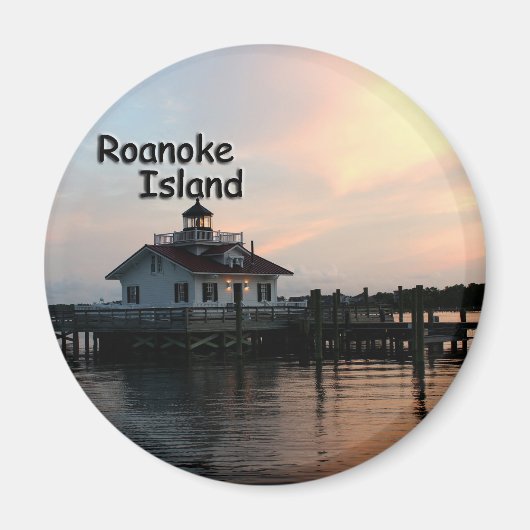 Roanoke Island Lighthouse Magneet (Voorkant)