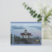 Roanoke Marshes Lighthouse Briefkaart (Staand voorkant)