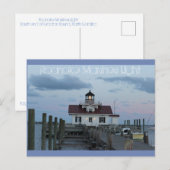 Roanoke Marshes Lighthouse Briefkaart (Voorkant / Achterkant)
