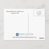 Roanoke Marshes vuurtoren Briefkaart (Achterkant)