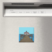Roanoke Marshes Vuurtoren- Magneet (Insitu (Vaatwasser))