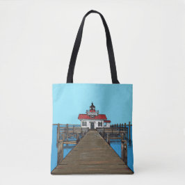 Roanoke Marshes vuurtoren Tote Bag