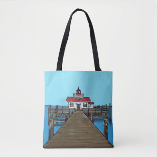 Roanoke Marshes vuurtoren Tote Bag