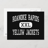 Roanoke Rapids - Gele jassen - Roanoke Rapids Briefkaart (Voorkant / Achterkant)