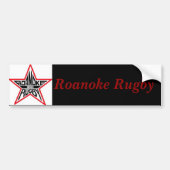 Roanoke Rugby Bumpersticker (Voorkant)