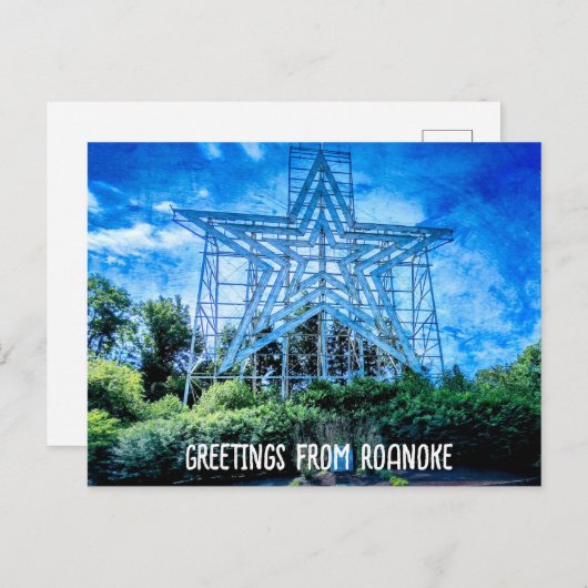 Roanoke Star Briefkaart (Voorkant / Achterkant)