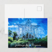 Roanoke Star Briefkaart (Voorkant / Achterkant)