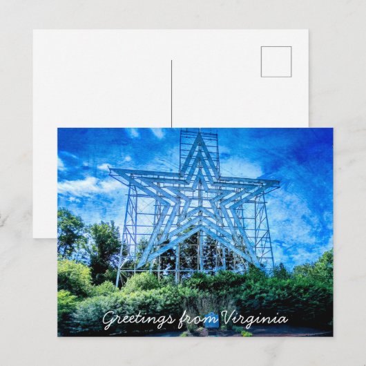 Roanoke Star Briefkaart (Voorkant / Achterkant)