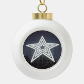 Roanoke star keramische bal ornament (Voorkant)