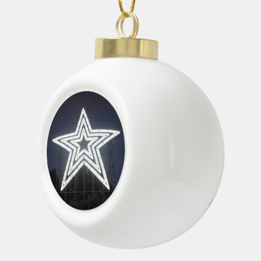 Roanoke star keramische bal ornament (Rechts)