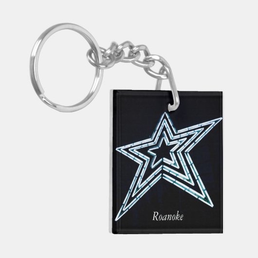 Roanoke Star Sleutelhanger (Voorkant Links)