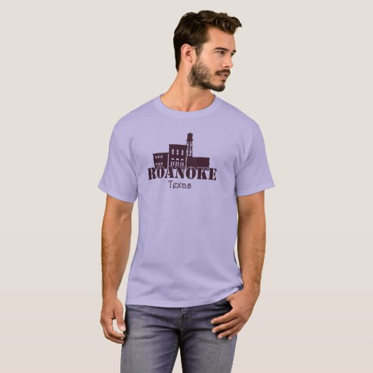 Roanoke, TX T-shirt (Voorkant volledig)