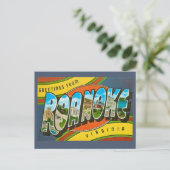  Roanoke, VA Antiek  Briefkaart (Staand voorkant)