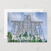 Roanoke VA Briefkaart (Voorkant / Achterkant)