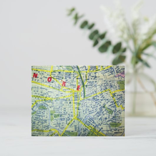 Roanoke, VA  kaart (Staand voorkant)