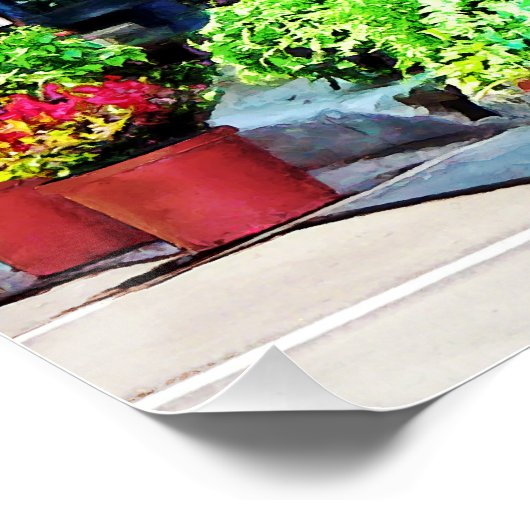 Roanoke VA - Lonend trappenapparaat Perfect Poster (Hoek)