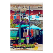 Roanoke Va - Market Street Poster (Voorkant)