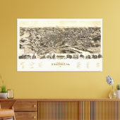 Roanoke, Virginia (1891) Canvas Afdruk (Insitu (Woonkamer))