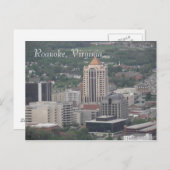 Roanoke, Virginia Briefkaart (Voorkant / Achterkant)