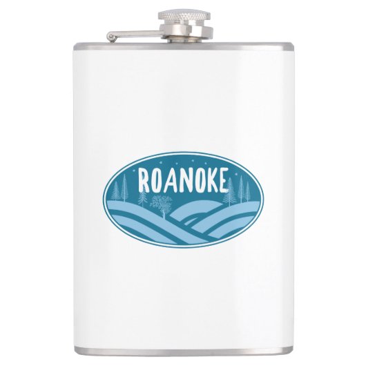 Roanoke Virginia Outdoor Heupfles (Voorkant)