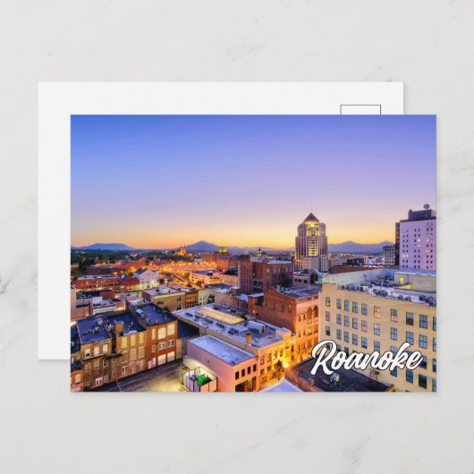 Roanoke, Virginia, VS Briefkaart (Voorkant / Achterkant)