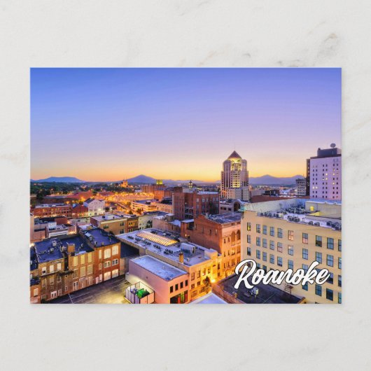 Roanoke, Virginia, VS Briefkaart (Voorkant)