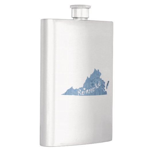 Roanoke Virginia Wood Grain Flacon (Rechts)