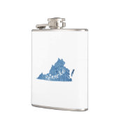 Roanoke Virginia Wood Grain Heupfles (Links)