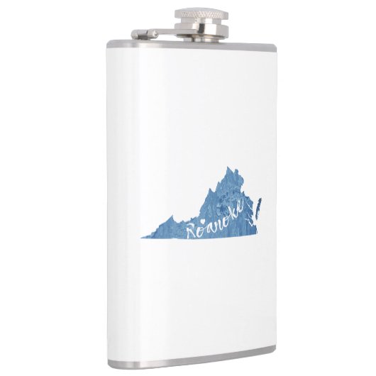 Roanoke Virginia Wood Grain Heupfles (Rechts)