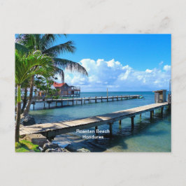 Roantan Beach, Honduras Briefkaart