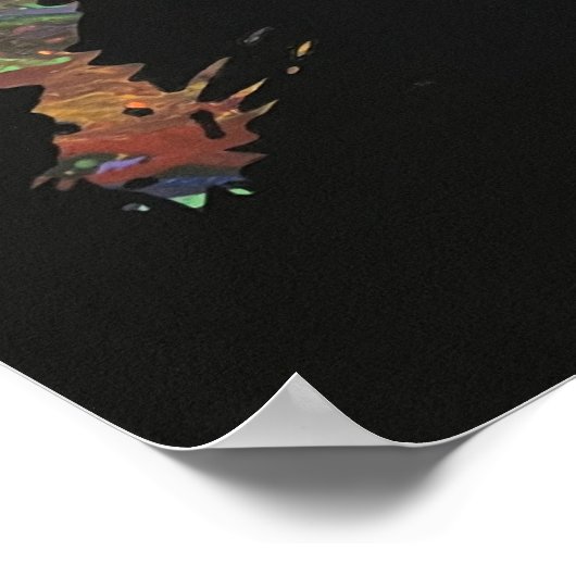 "Roar" afdrukken Poster (Hoek)