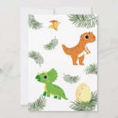 Roar Color: prachtige uitnodiging voor de verjaard (Achterkant)