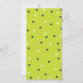 Roar Dinosaur Groene Verjaardag Dank u Kaart (Achterkant)