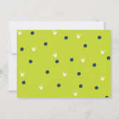 Roar Dinosaur Groene Verjaardagsfoto Dankjewel Kaa Bedankkaart (Achterkant)