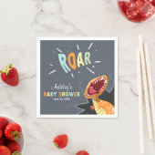 Roar Dinosaurus Baby shower Dino Papier Servetten  (Insitu)