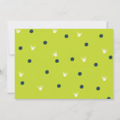 ROAR Dinosaurus Eerste Verjaardag Fotouitnodiging Kaart (Achterkant)