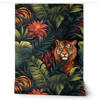 Roar & Explore Rainforest Botanical Behang