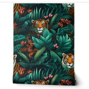 Roar & Explore Rainforest Botanical Behang